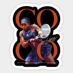 Coco Gauff Sticker